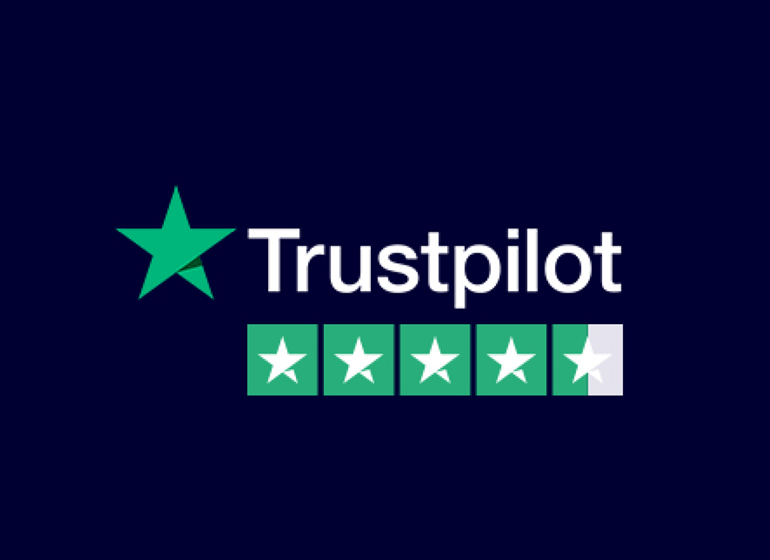 We’re delighted to be rated an ‘Excellent’ 4.7 out of 5 by consumer review website Trustpilot