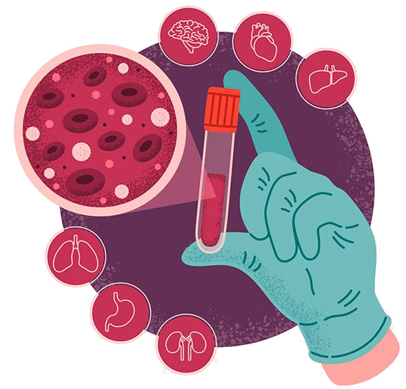 Blood Test Illustration