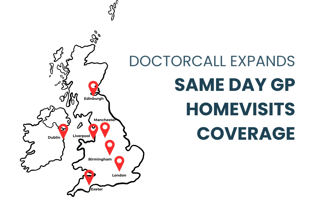 Doctorcall Expands Same Day GP Housecalls Coverage Across Major UK Cities 