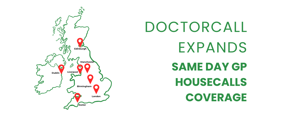 Doctorcall Expands Same Day GP Housecalls Coverage Across Major UK Cities 